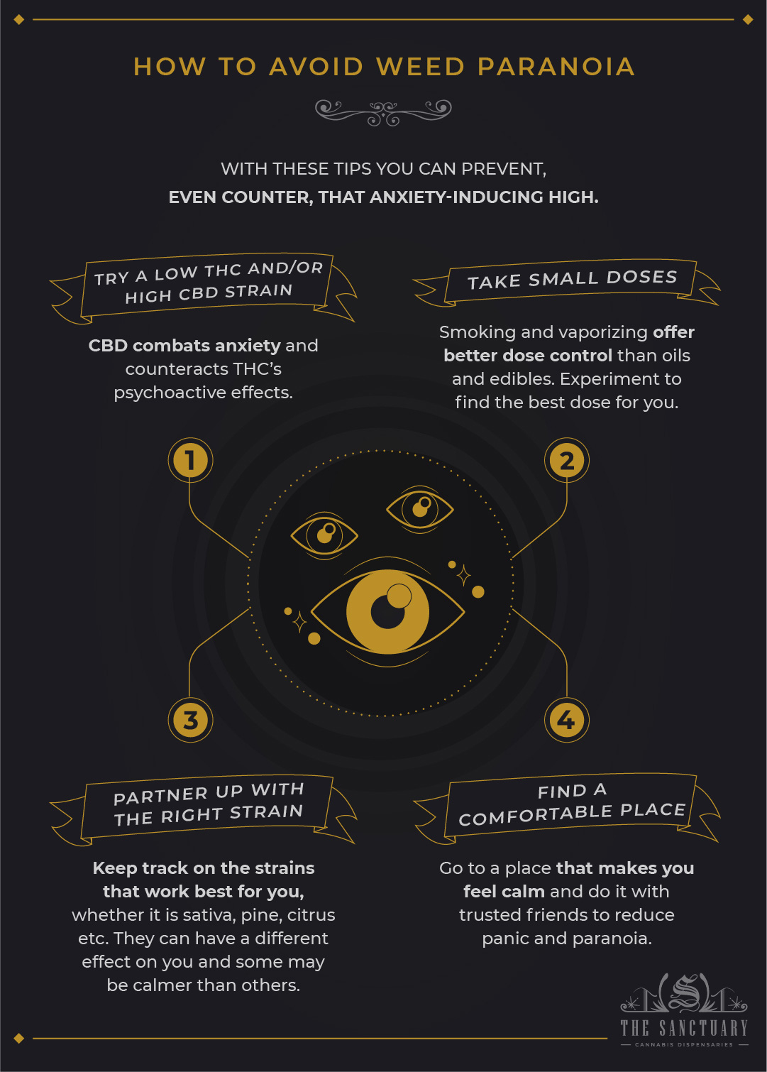 How to avoid weed paranoia