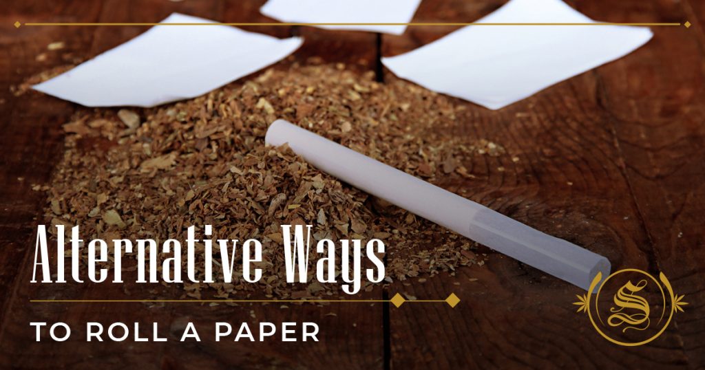 how to roll paper