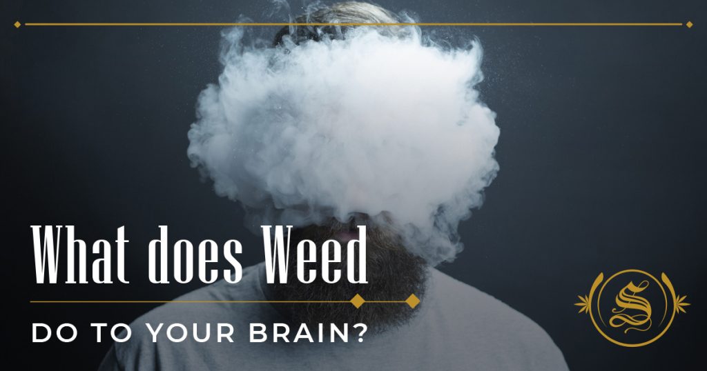 what does weed do to your brain