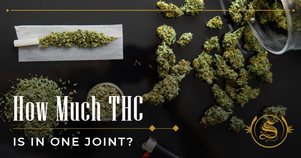 how much thc is in a joint