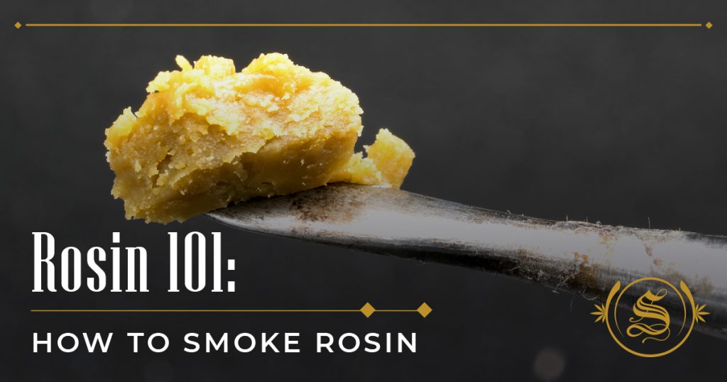 how to smoke rosin