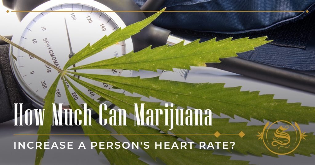 how much can marijuana increase a persons heart rate