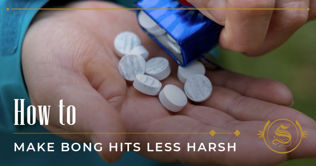 how to make bong hits less harsh