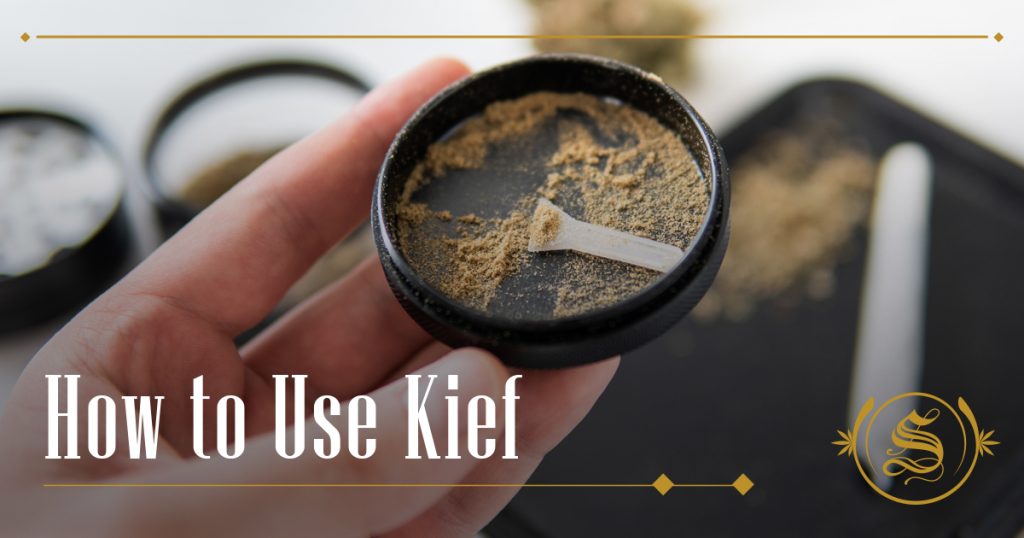 how to use kief