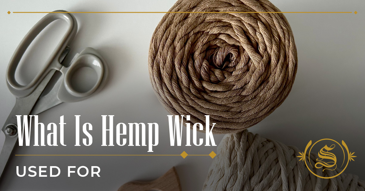 what is hemp wick used for